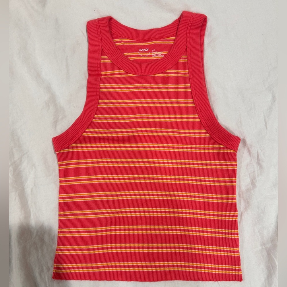 Aerie | Striped Halter Top Size S